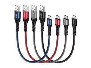 F USB C Cable 4 Pack 1ft USB Type C 20 Cable Fast Charge and HighSpeed Data Transfer Compatible with Moto G6 G7 Galaxy Note 10 8 9 S8 S9 S10 Sony Xperia L1 XA2 Huawei P20 Lite 4 Pcs Colo