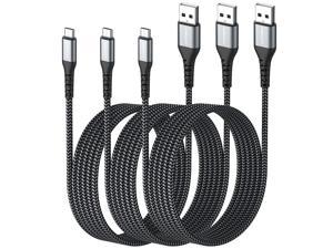 SUNGUY Micro USB Cable 3FT 3Pack USB 20 Micro Fast Charging and Data Sync Cord Nylon Braided Compatible with Samsung Galaxy S7 Edge S6 Moto G5 G5S Plus LG V10 Tablet MP3