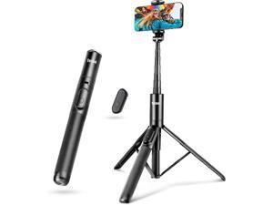ATUMTEK 60 Selfie Stick Tripod All in One Extendable Phone Tripod Stand  with Blu