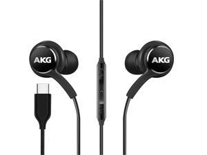 2022 Wired Earbuds Stereo Headphones for Samsung Galaxy S22 Ultra S21 Ultra S20 Ultra 5G S10Note 10 Note 10  Designed by AKG  with Microphone and Volume Remote TypeC ConnectorBlack