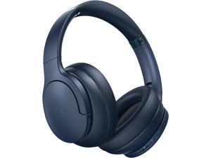 D Bluetooth Headphones Over Ear 90H Playtime Bluetooth 53 Wireless Headphones with 3 EQ Modes Builtin HD Mic HiFi Stereo Sound Deep Bass Memory Foam Ear Cups Navy Blue