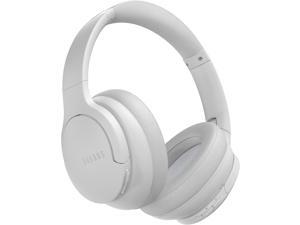 D Bluetooth Headphones Wireless Over Ear 90H Playtime Bluetooth 53 Wireless Headphones with 3 EQ Modes Builtin HD Mic HiFi Stereo Sound Deep Bass Memory Foam Ear Cups White