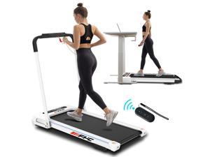 BiFanuo 2 in 1 Folding Treadmill Smart Walking Running Machine with Bluetooth Audio Speakers Installation-Free，Under Desk Treadmill for Home/Office Gym Cardio Fitness 
