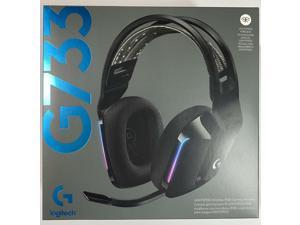 Logitech G733 Lightspeed Wireless Gaming Headset with Suspension Headband, Black
