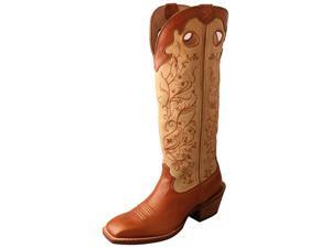 Twisted X Western Boots Women 16" Wide Square Block 9 B Saddle WBKL008 Twisted X Western Boots Women 16" Wide Square Block 9 B Saddle WBKL008
