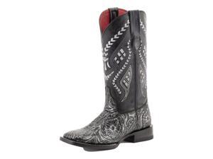 Ferrini Western Boots Womens Cleopatra Embossed 8 B Silver 83893-34 Ferrini Western Boots Womens Cleopatra Embossed 8 B Silver 83893-34