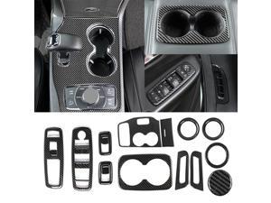 Gear Shift Panel Center Console Stickers Trim for Jeep Grand Cherokee 2016+