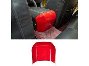 Red ABS Rear Armrest Box Panel Cover Decorative Trim Fit for Chevrolet Camaro 2010-2015 Interior Car Assessoires