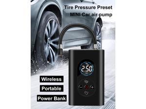 Portable Car Air Compressor Wireless Rechargeable Tire Inflator Air Pump 150PSI Auto Air Pump with LED Light for Car Motorcycle Balls