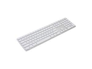 Apple Keyboard Standard Keyboard Wired, MB110LL/A, White/Aluminum