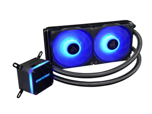 Enermax Liqmax III 240 RGB AIO CPU Liquid Cooler - 240mm Radiator, Dual 120mm RGB PWM Fan - Support Intel & AMD Ryzen