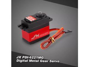 JX PDI-6221MG 20KG Continuous Rotation High Precision Metal Gear Digital Standard Servo for 1/8 1/10 RC Car Robot