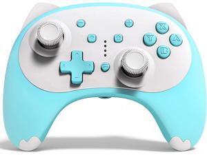 Wireless Controller for Nintendo Switch - STOGA Kawaii Accessory Cat Controllers Gifts for Women Gifts for Men, Gaming PC Controllers for Nintendo Switch Games with 6 Axis/ Turbo/ Motion Control