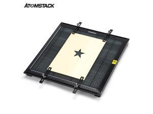 ATOMSTACK F2 Laser Cutting Honeycomb Working Table All-metal Structure Steel Panel Board Platform with Measurement 400x400mm Work Area Fast Heat Dissipation Table-protecting for CO2/Diode/Fiber Laser