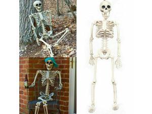 40cm Large Poseable Full Life Size Human Skeleton Prop Halloween Decor Party New
