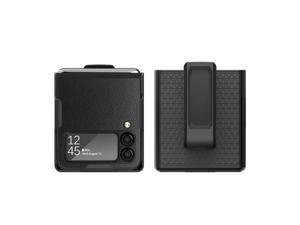 For Samsung Galaxy Z Flip 3 5G Belt Clip Holster Stand Leather Combo Case Cover