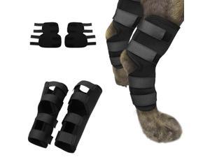 Dog Leg Brace Supportive Rear Leg Hock Joint Wrap for Hind Legs Prevents Injurie