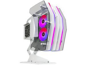 KEDIERS Innovative PC Case - ATX Tower Tempered Glass Gaming Computer Case with 2 ARGB Light Boards,C580