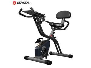 CRYSTAL Exercise bike mute magnetic control foldable bicycle indoor spinning home exercise XBIKE