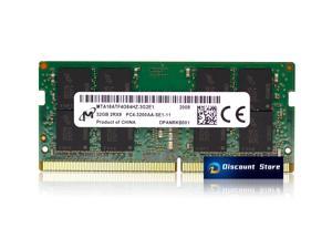 Micron 32GB 2Rx8 PC4-3200AA-SE1-11 DDR4-25600 SODIMM 260-PIN Laptop Memory RAM MTA16ATF4G64HZ-3G2E1