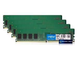 Crucial CT8G4DFS824A.C8FHD1 32GB(4X8GB) PC4 19200 DDR4 2400 MHz Desktop Memory RAM 1.2V CL17 288-PIN