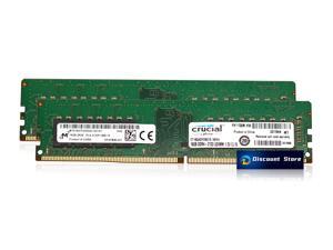 Micron 32GB(2X16GB) PC4-17000 DDR4-2133MHz 288-Pin UDIMM Desktop memory MTA16ATF2G64AZ-2G1A1