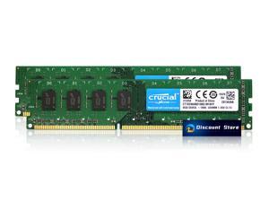 CRUCIAL 16GB 8GB x2 DDR3L-1866HMZ CT102464BD186D.M16FP UDIMM PCL-14900 Desktop Memory/Ram  1.35V
