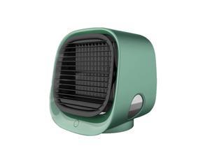 Ventilador de refrigeración de aire para escritorio, miniaire acondicionado con luz nocturna, USB, humidificador, purificador, multifunción