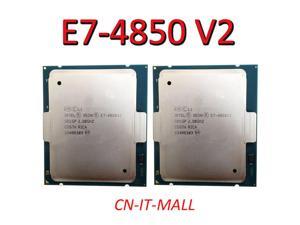 Pulled Xeon E7-4850 V2 Server cpu 2.3G 24M 12Core 24 Thread LGA2011 Processor