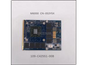 M6000 Laptop Motherboard CN-053Y5X 053Y5X 53Y5X 109-C42551-00B  Mainboard  With 216-0835033 GPU 100% Working Well