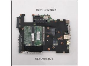 X201 Laptop Motherboard 63Y2072 08270-2 48.4CV01.021 Mainboard  With I7-620LM CPU QM57 100%  Working  Well
