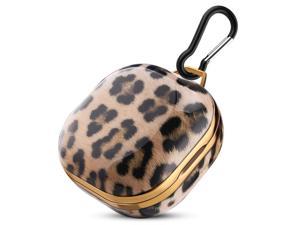 Leopard Electroplated Marble Earphone Case for Samsung Galaxy Buds Live Wireless Bluetooth Headset Protector Cover Box