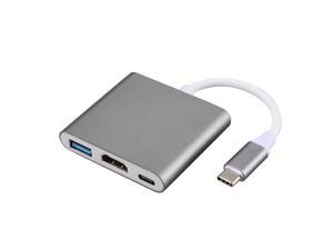 Adaptador USB-C HDMI USB Tipo C A HDMI Cable USB C HDMI 4K USB-C 3 Hub Para for Apple Aire