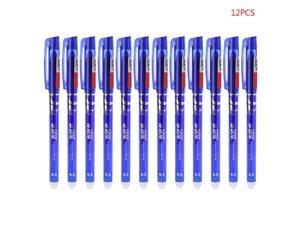12Pcs Creative 0.5mm Magic Erasable Gel Pens Blue Ink Office Student Stationery Wholesalse