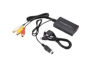 SVideo to HDMI Converter S-Video and 3RCA CVBS Composite to Audio Video Converter Support 1080P 720P