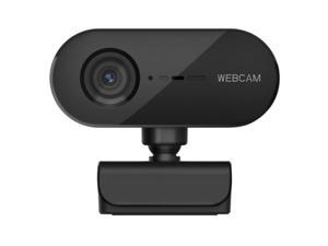 1080P HD Webcam With Built-In Mic Rotatable PC Desktop Web Camera Cam Mini Computer Cam Video Recording Work