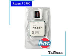 AMD Ryzen 5 5500 R5 5500 3.6 GHz 6-Core 12-Thread CPU Processor 7NM L3=16M 100-000000457 Socket AM4 but without cooler