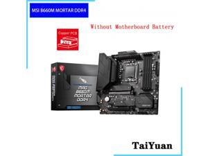 MSI MAG B660M MORTAR DDR4 Micro-ATX Intel B660 4800+ MHz 128G USB 3.2 SATA M.2 Support 12 gen LGA 1700 CPU Motherboard