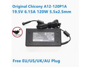 Chicony 195V 615A 120W A12120P1A AC Power Supply Adapter for MSI GE60 GE72 GP60 GP70 PE62 GL62 GF63 Laptop Charger