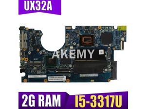 SAMXINNO For ASUS UX32A Laotop Mainboard UX32VD UX32V UX32A 90R-NYOMB1500Y Motherboard with 2G RAM I5-3317U
