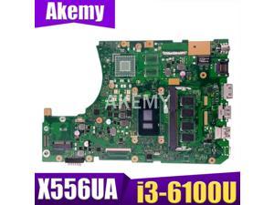 X556UA with I3-6100U/6006U 4GB Motherboard For ASUS X556U X556UJ X556UV X556UA X556UQ X556UAM Laotop Mainboard Motherboard