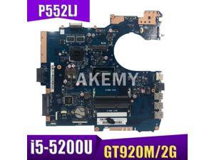 P552LJ mainboard For Asus P552LA P552L P552LJ PRO552L PRO552LJ P2520LA P2520LJ Notebook Laptop motherboard i5-5200U GT920M/2G