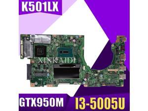 XinKaidi  K501LX Laptop motherboard for ASUS V505L K501LB K501LX K501L K501 Test mainboard 4G RAM I3-5005U GTX950M