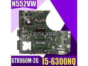 XinKaidi N552VW Laptop motherboard for ASUS N552VW N552V N552 Test mainboard I5-6300HQ GTX960M/GTX950M-2G