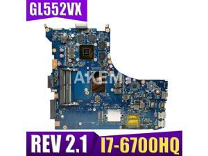 GL552VW REV.2.1 Laptop motherboard I7-6700HQ GTX950M/4GB for ASUS ROG GL552VW GL552VX GL552V GL552VW motherboard test ok