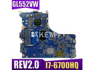 GL552VW REV.2.0 Laptop motherboard I7-6700HQ GTX950M/4GB for ASUS ROG GL552VW GL552VX GL552V GL552VW motherboard test ok