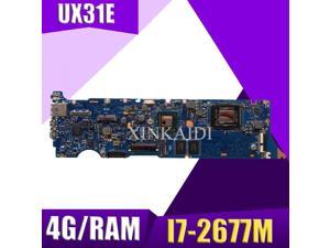 XinKaidi  UX31E Laptop motherboard for ASUS UX31E UX31 Test mainboard 4G RAM I7-2677M /i7-2640M