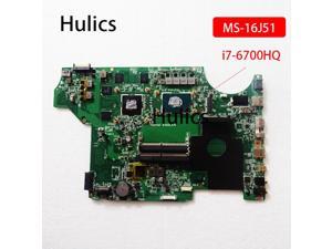 MS-16J51 for MSI GE62 GE72 MS-16J5 notebook motherboard SR2FQ CPU i7-6700HQ laptop mainboard N16P-GX-A2