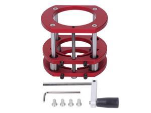 Router Lift Base Aluminium Alloy Stainless Steel 4 Jaw Clamp Router Table Lifting System Base