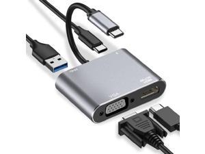 TypeC To 4K HDMIcompatible VGA USB C 30 Hub Adapter for MacBook Nintendo Samsung S20 Dex Huawei Matebook Xiaomi 10 TV